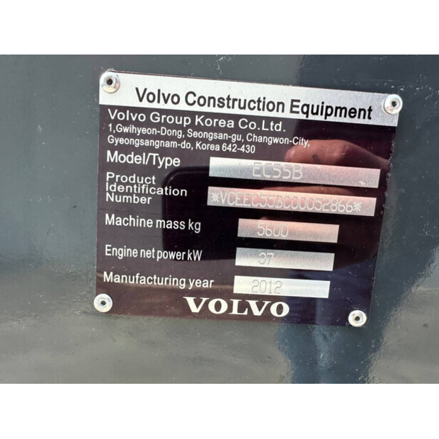 2012 فولفو EC55B-46864832