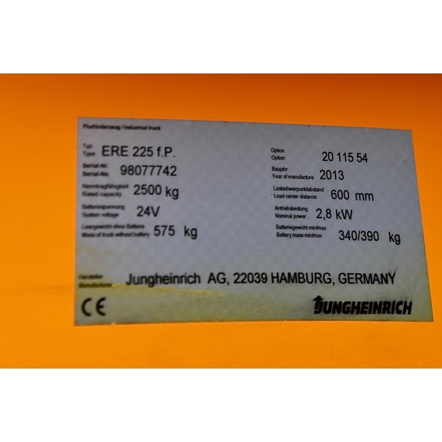2013 Jungheinrich ERE 225-46873581