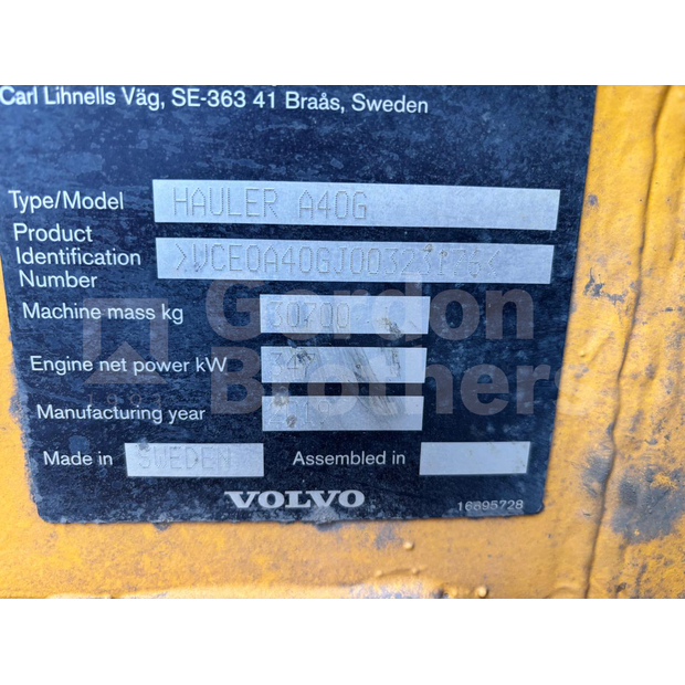 2019 فولفو A40G-46887840