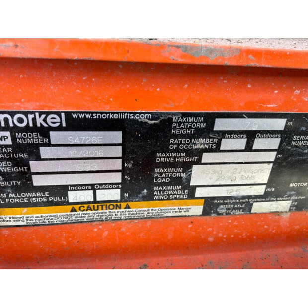 2016 Snorkel S4726E-46888311