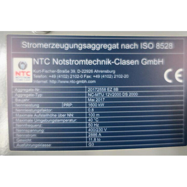 2017 ام تي يو 12V4000G63-46888415