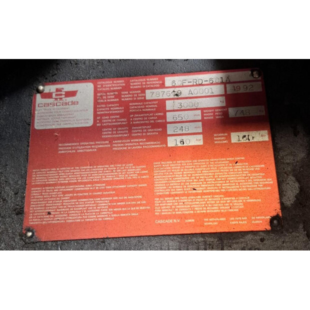 1992 CASCADE 60F-RD-601A-46888466