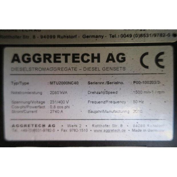 2009 ام تي يو 12V4000-46888511