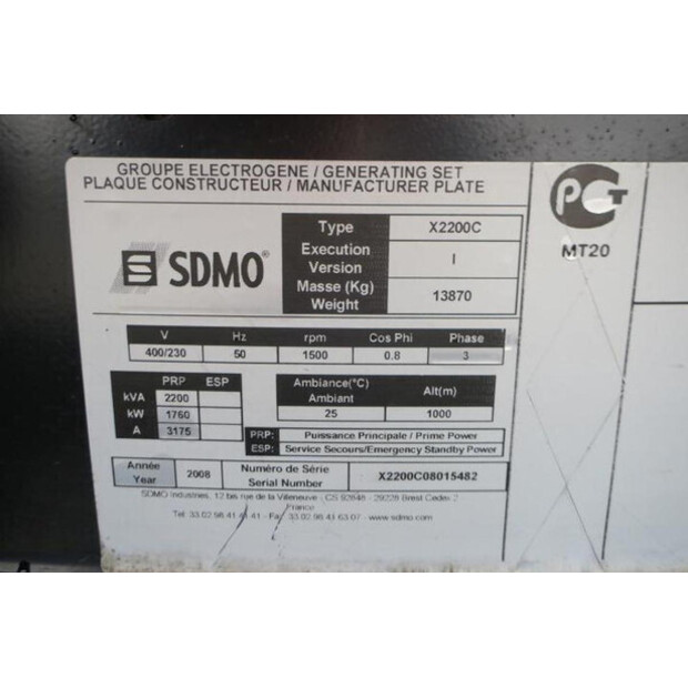 2008 ام تي يو 16V4000G63-46888556