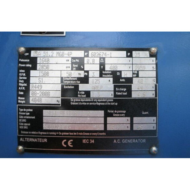 2008 ام تي يو 16V4000G63-46888557