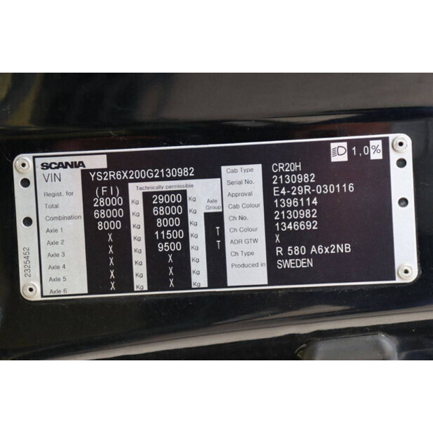 2016 سكانيا R580-46889317