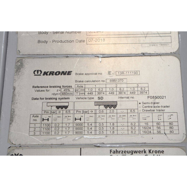 2018 Krone SD-46890925
