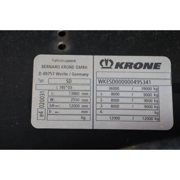 2011 Krone SD-46890998