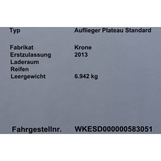 2013 Krone SD-46891430