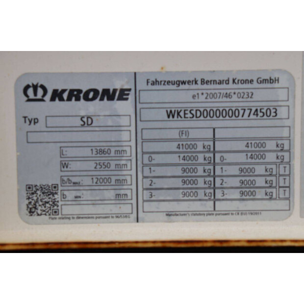 2017 Krone SD-46891554