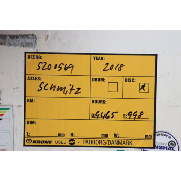 2018 Schmitz Cargobull SCB*S3B-46908618