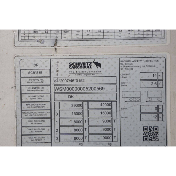 2018 Schmitz Cargobull SCB*S3B-46908622