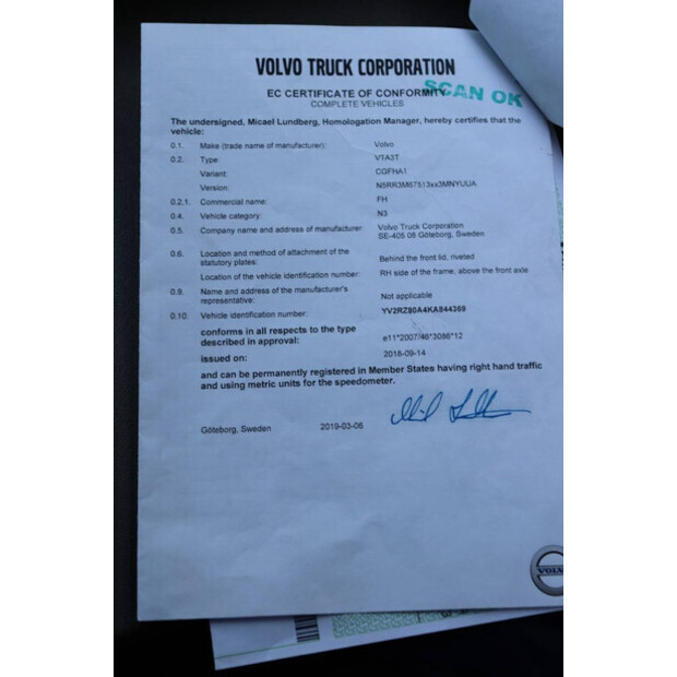 2019 فولفو FH460-46909312