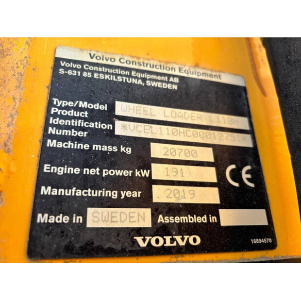2019 Volvo L 110 H-46911215