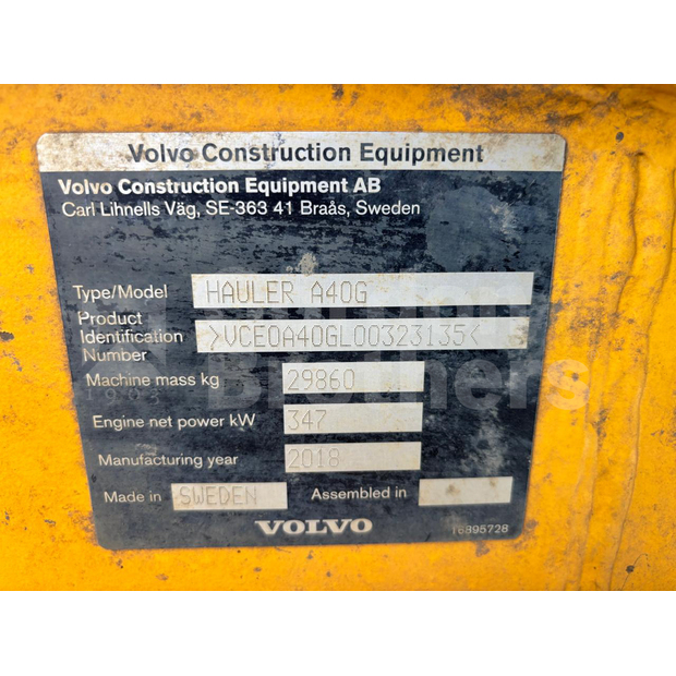 2018 Volvo A40G-46928817