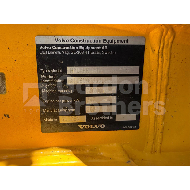 2020 Volvo A40G-46928864