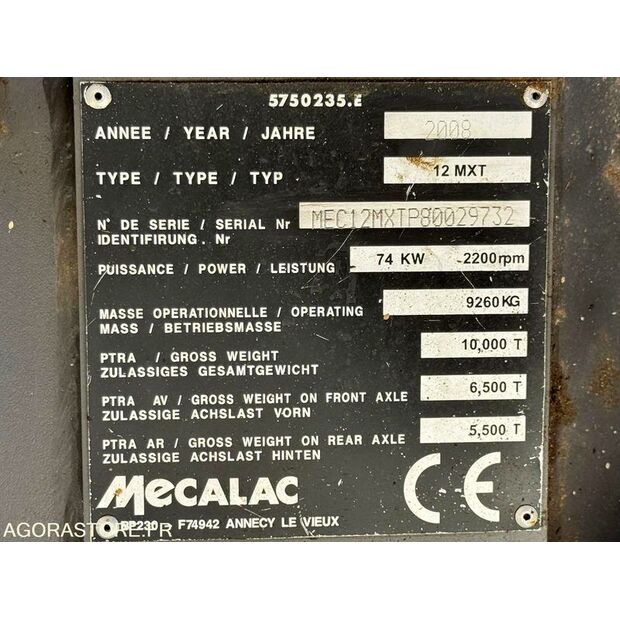 2008 Mecalac 12MXT-46942485