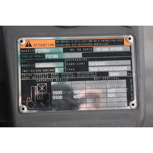 2013 MITSUBISHI FG18NT-46946471