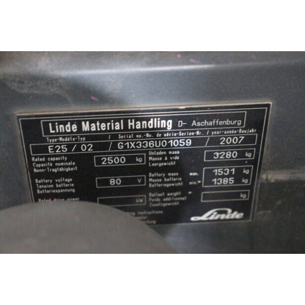 2007 Linde E25/02-46946676