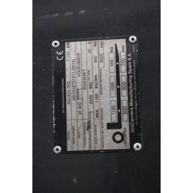 2014 UNICARRIERS AG1N1L16Q-46947297