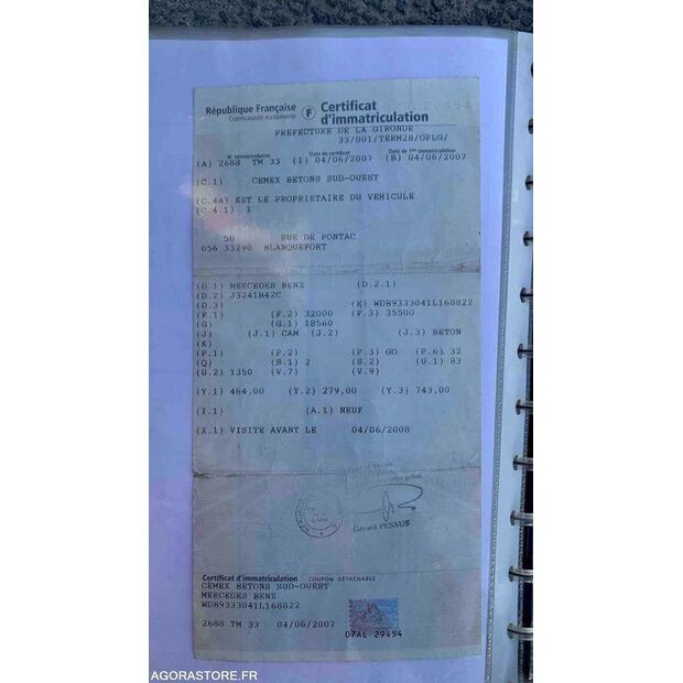 2007 مرسيدس بنز 3241-46964637