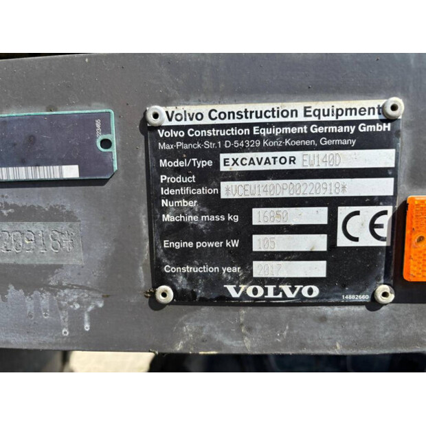 2017 فولفو EW140D-46966163