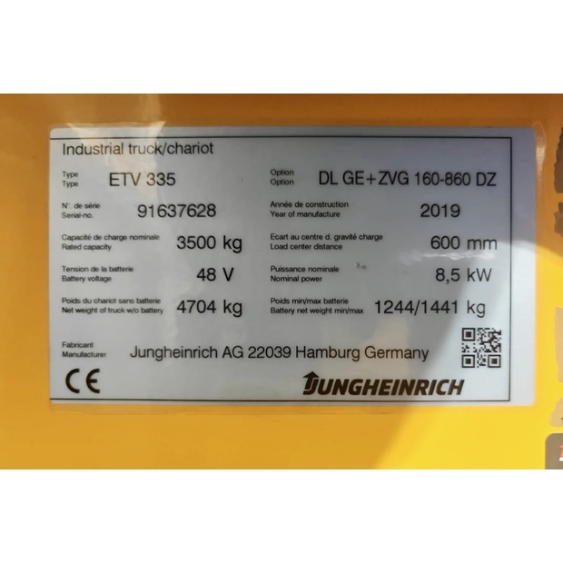 2019 جنجهينريتش ETV 335 860 DZ-46977636