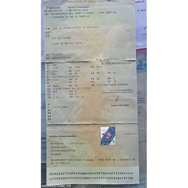 2016 Peugeot 308-46985878