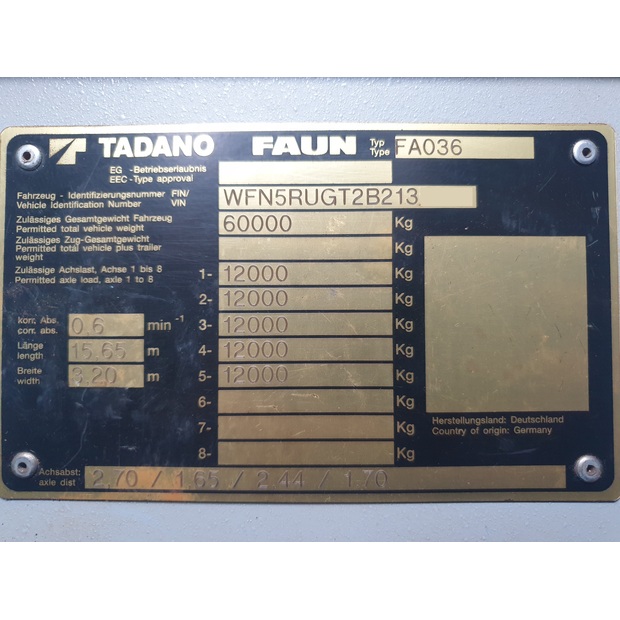 2012 Tadano Faun ATF 220G-5-46988813
