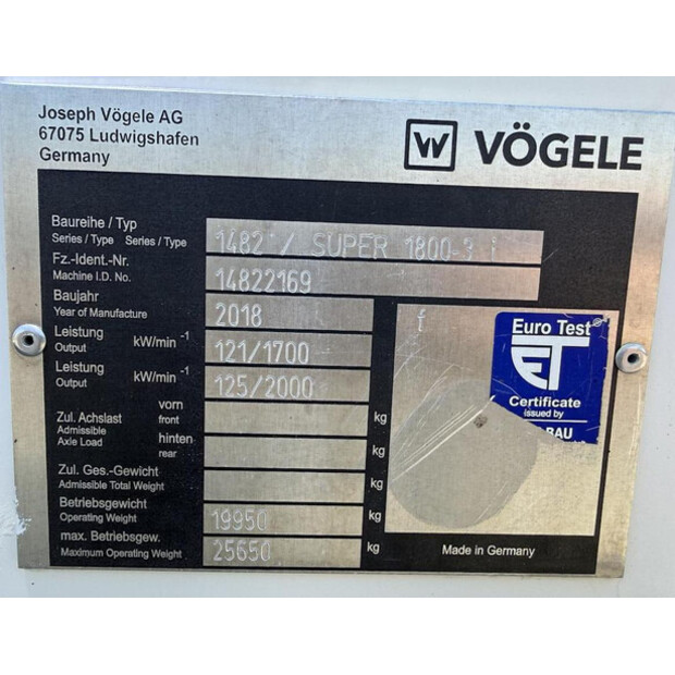 2018 فوجلي SUPER 1800-3I-46992126