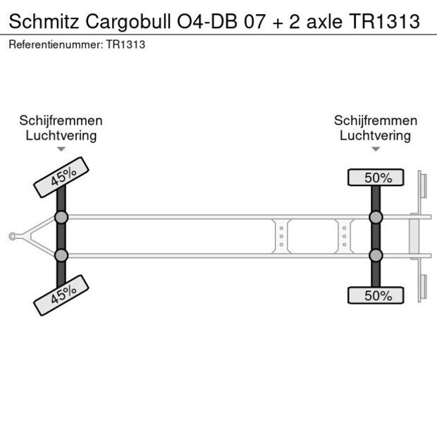 2009 Schmitz Cargobull O4-DB 07-46992540