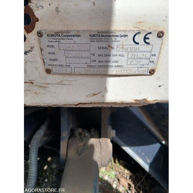 2012 KUBOTA U25-3EU-47006962