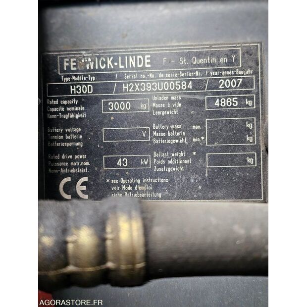 2007 Fenwick H30D-47008487