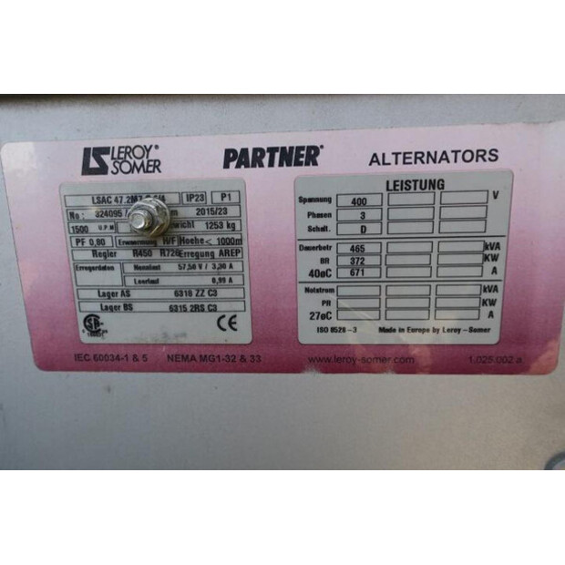 2015 MTU 12V400-47009632