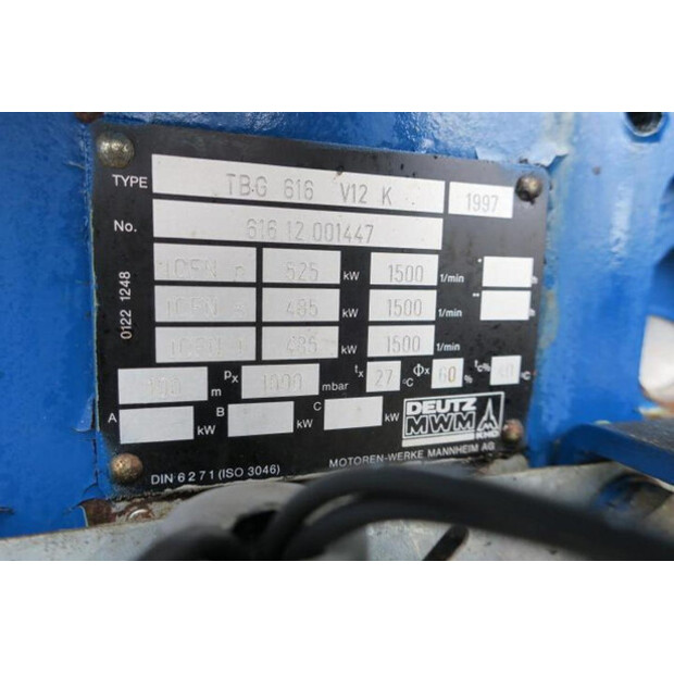 1997 MWM TBG616V12K-47016033