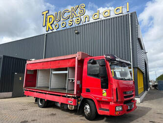 صورة ل شاحنات مع ستارة 2009 ايفكو EUROCARGO 90E18