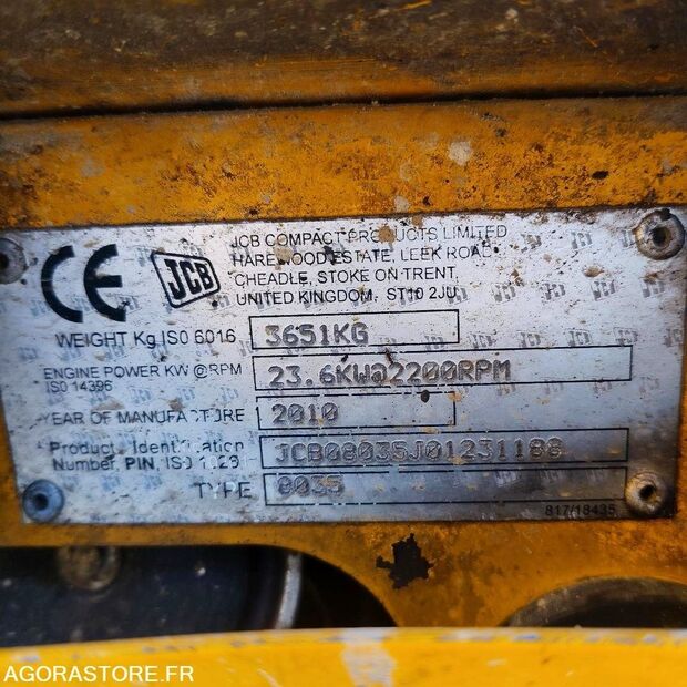 2010 JCB 8035-47031186
