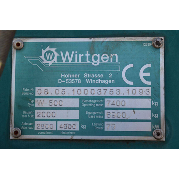 2000 Wirtgen W 500-47034419