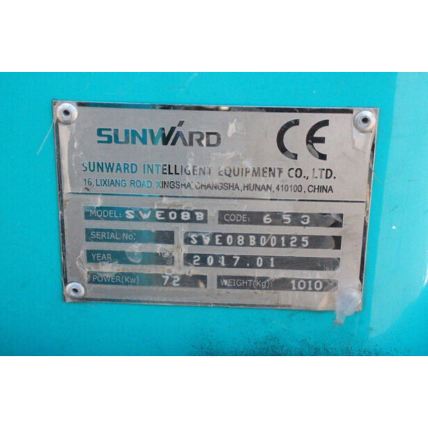 2017 Sunward SWE08B-47034579