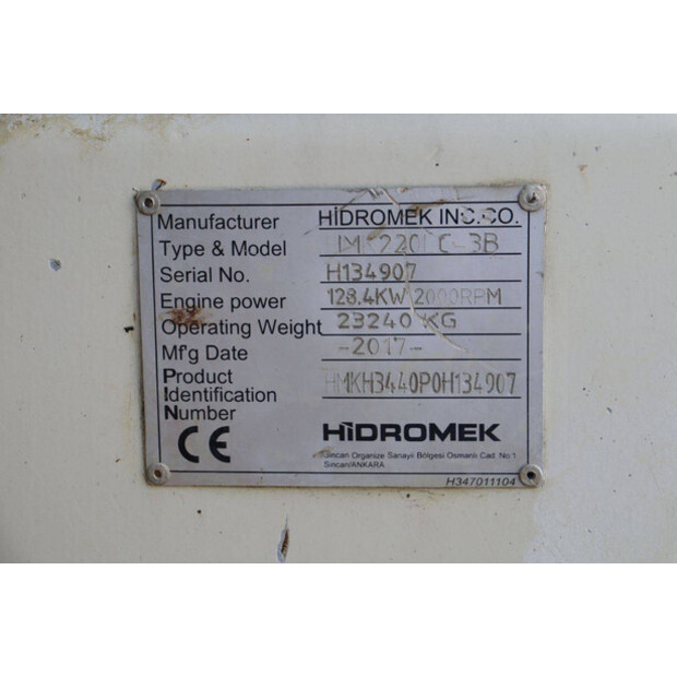 2017 Hidromek HMK220LC-3B-47035611