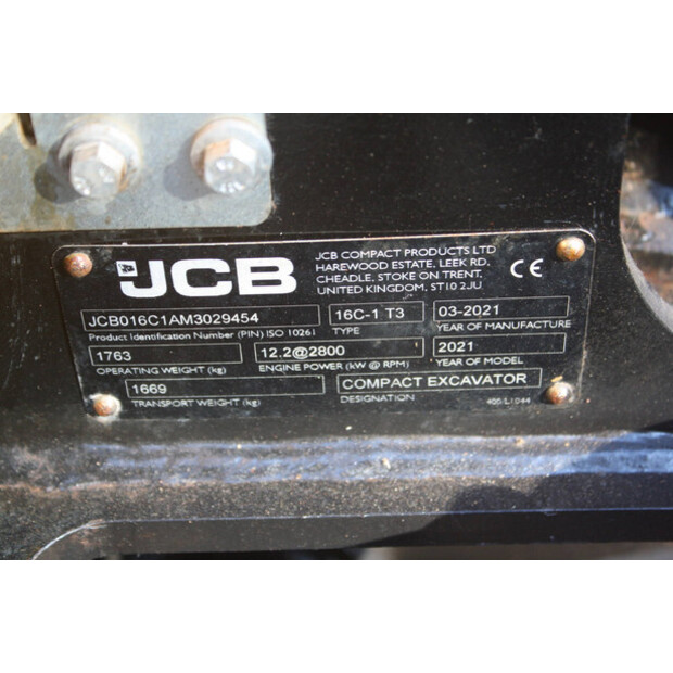 2021 JCB 16C-1 T3-47036303