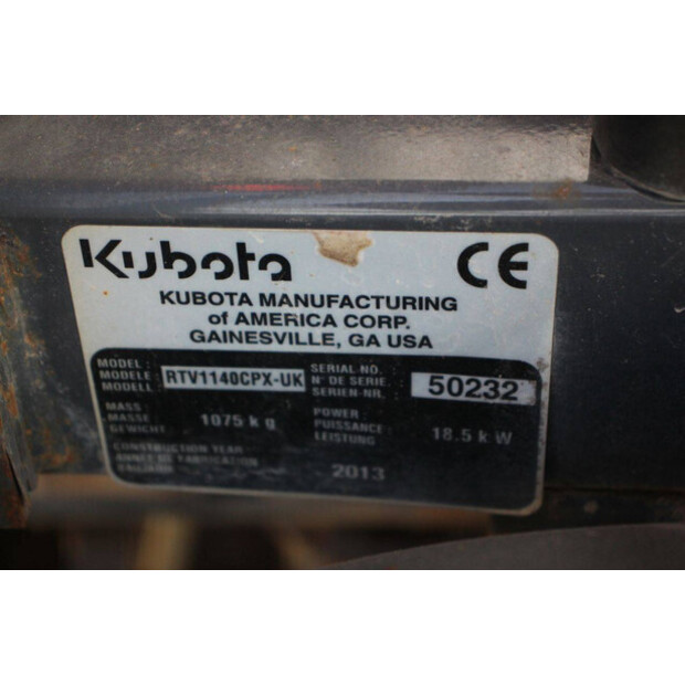 2013 KUBOTA RTV1140CPX-UK-47038206