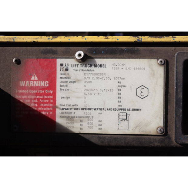 1994 Hyster H3.00XM-47038544
