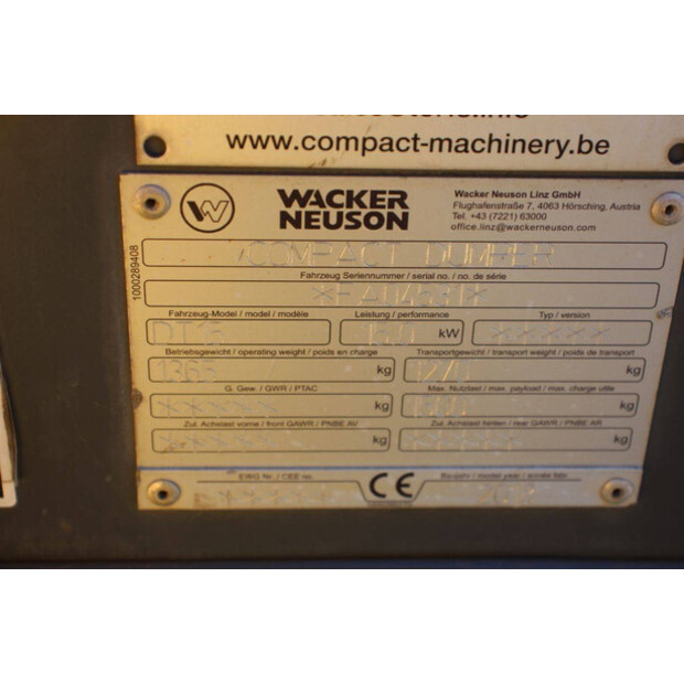2018 Neuson DT15-47038680