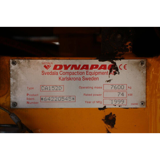 1999 DYNAPAC CA152D-47038698
