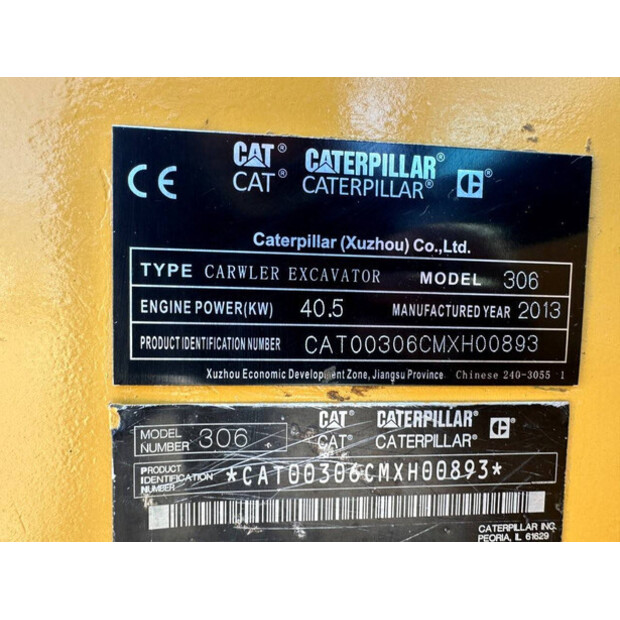2013 Caterpillar 306-47038840