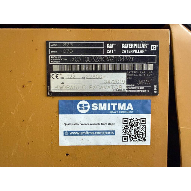 2019 Caterpillar 323-47074801