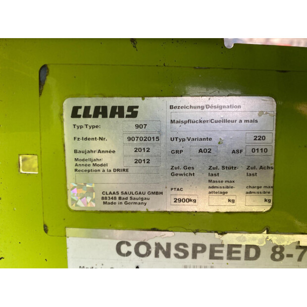 2012 CLAAS Conspeed 8-75 FC-47111126