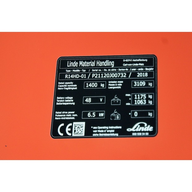 2018 Linde R14HD-47120591