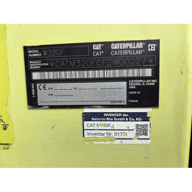 2015 Caterpillar M320F-47131436
